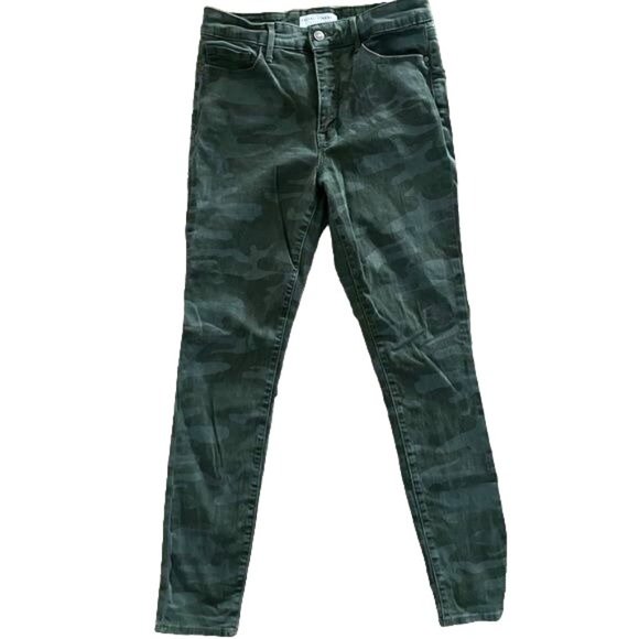 Social Standard by Sanctuary High Rise Skinny Army Print Women’s Jegging Sz 6/28 - Picture 1 of 12